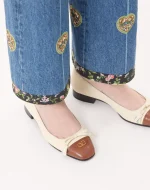 Valentino Valet Du Roi Kidskin Ballerina 25Mm - Image 8